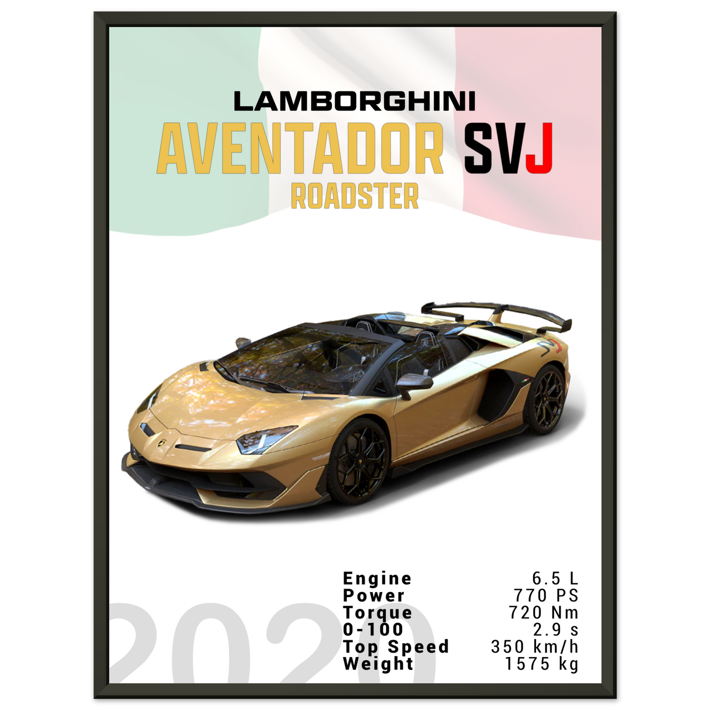 Lamborghini Aventador 2020 Aventador SVJ Roadster (LAMBO13)