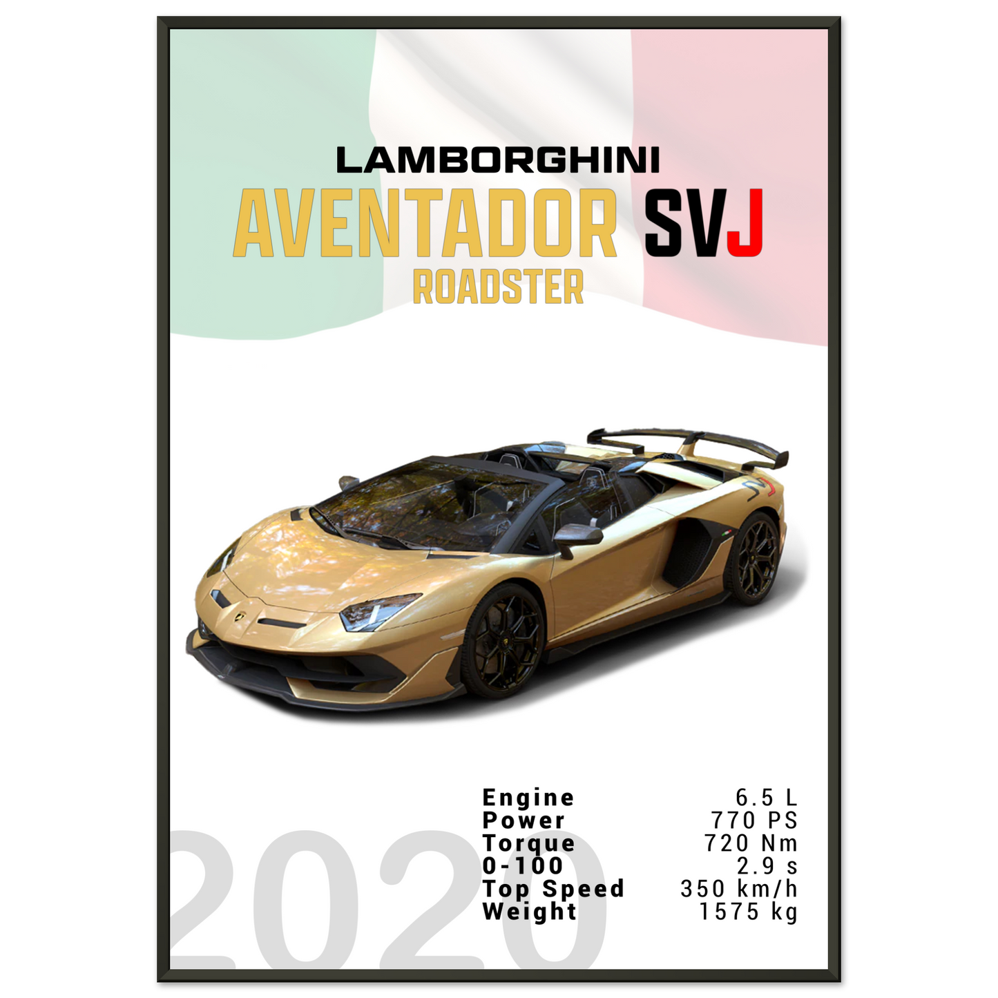 Lamborghini Aventador 2020 Aventador SVJ Roadster (LAMBO13)