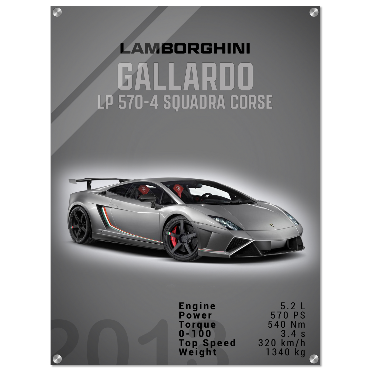 Lamborghini Gallardo LP 570-4 Squadra Corse (LAMBO15D)