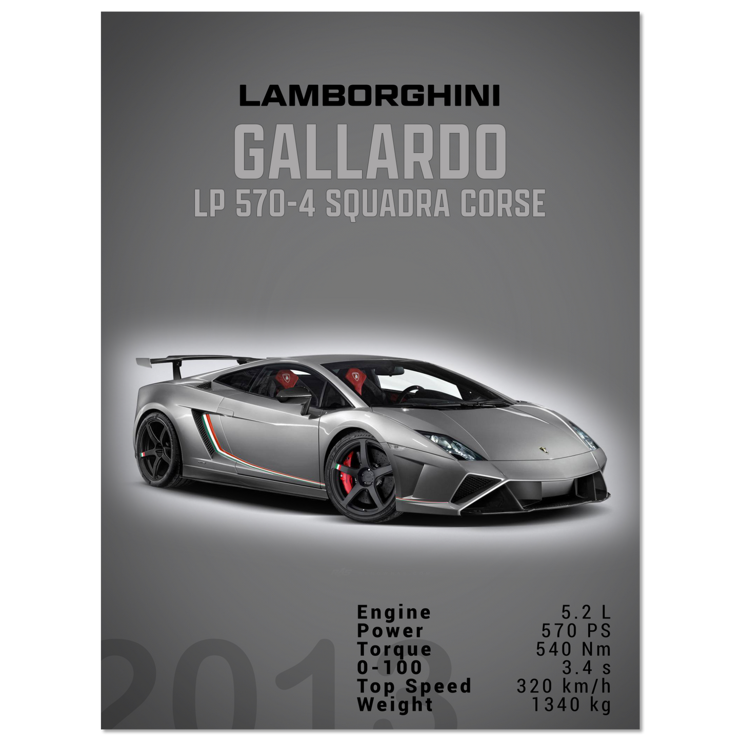 Lamborghini Gallardo LP 570-4 Squadra Corse (LAMBO15D)