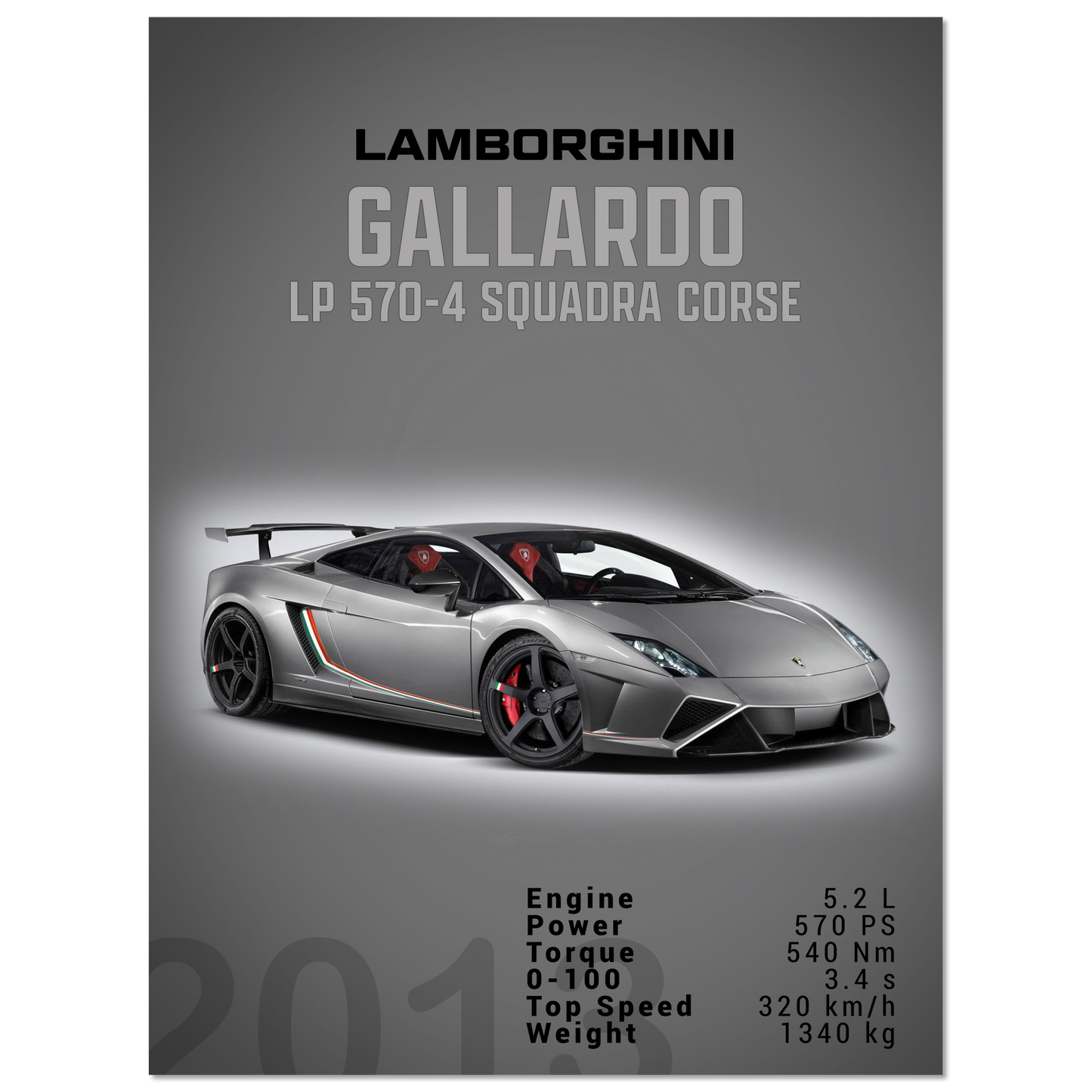 Lamborghini Gallardo LP 570-4 Squadra Corse (LAMBO15D)