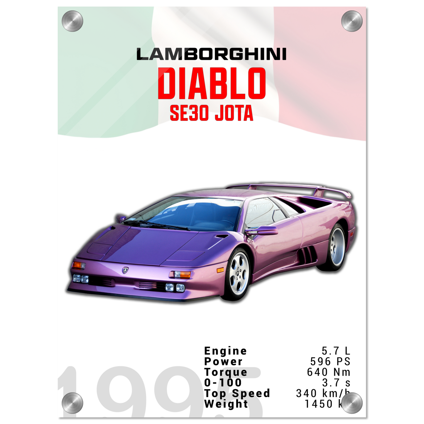 Lamborghini 1995 Diablo SE30 JOTA (LAMBO17)