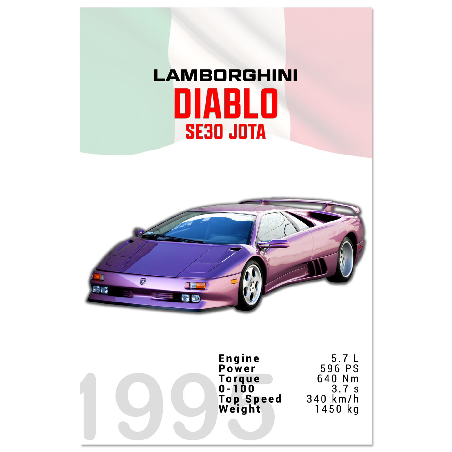 Lamborghini 1995 Diablo SE30 JOTA (LAMBO17)