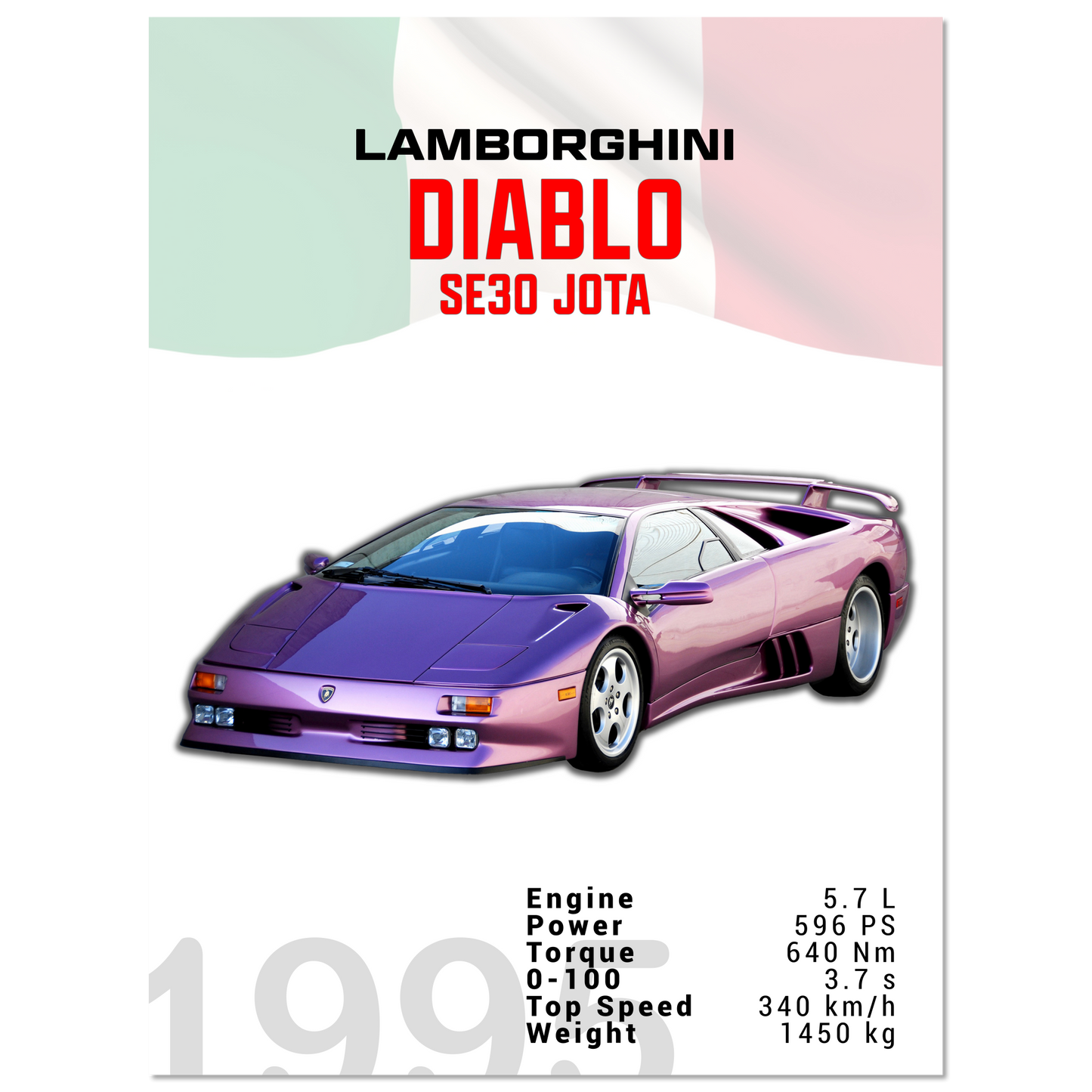 Lamborghini 1995 Diablo SE30 JOTA (LAMBO17)