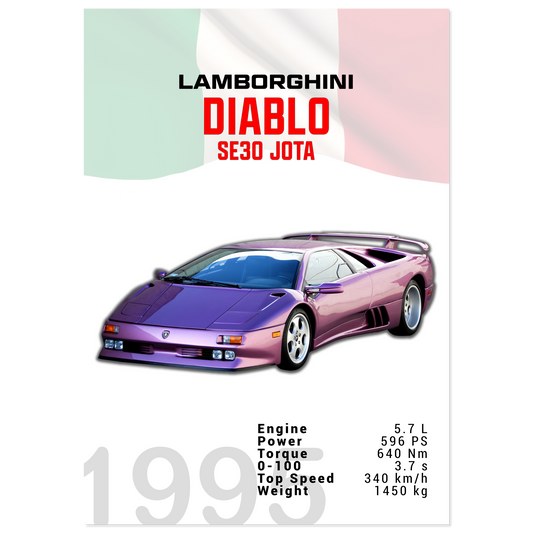 Lamborghini 1995 Diablo SE30 JOTA (LAMBO17)