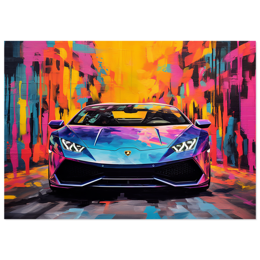 Lamborghini Huracan pop art (LAMBO24)
