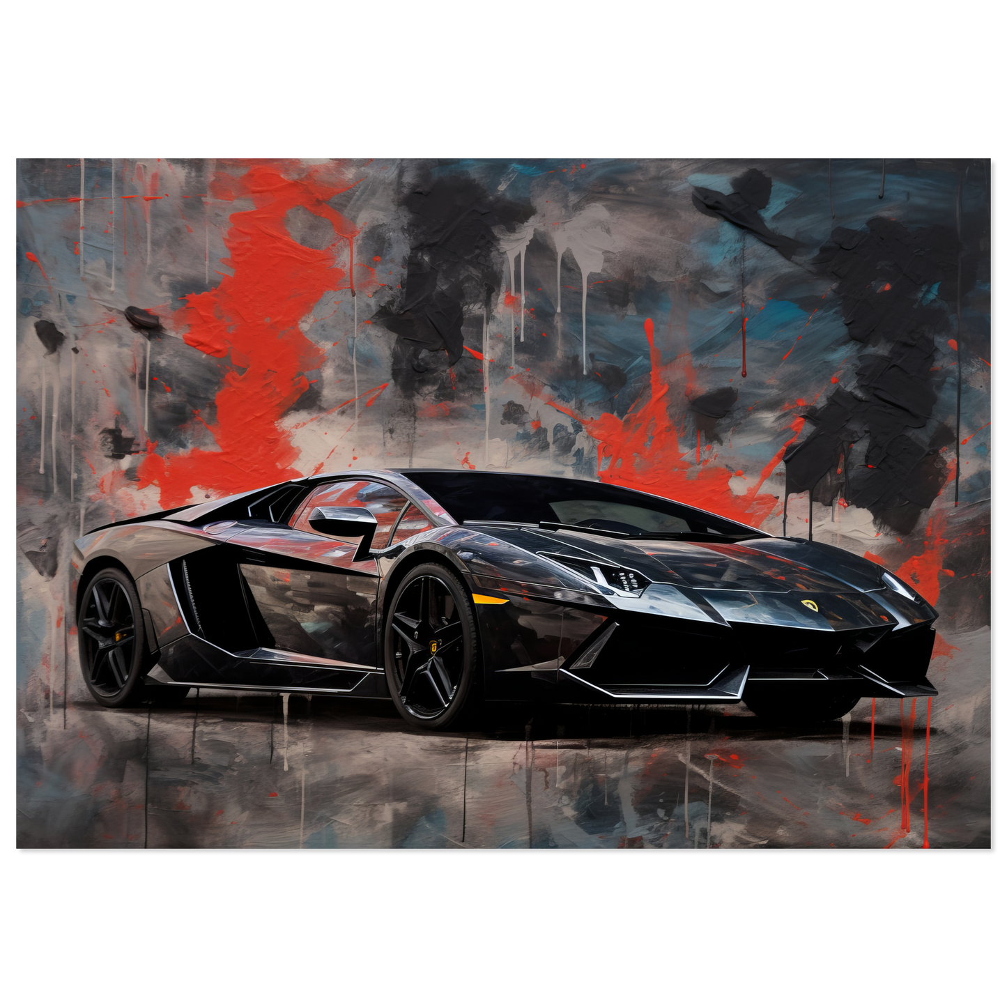 Lamborghini Aventador pop art (LAMBO27)
