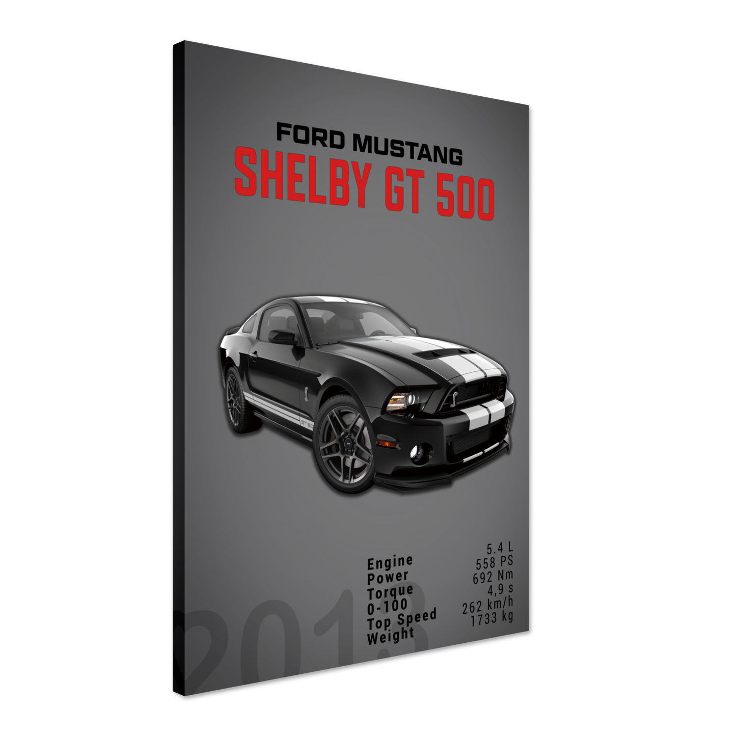 Ford Mustang 2013 Shelby GT500 S197 (MUSTANG03D)