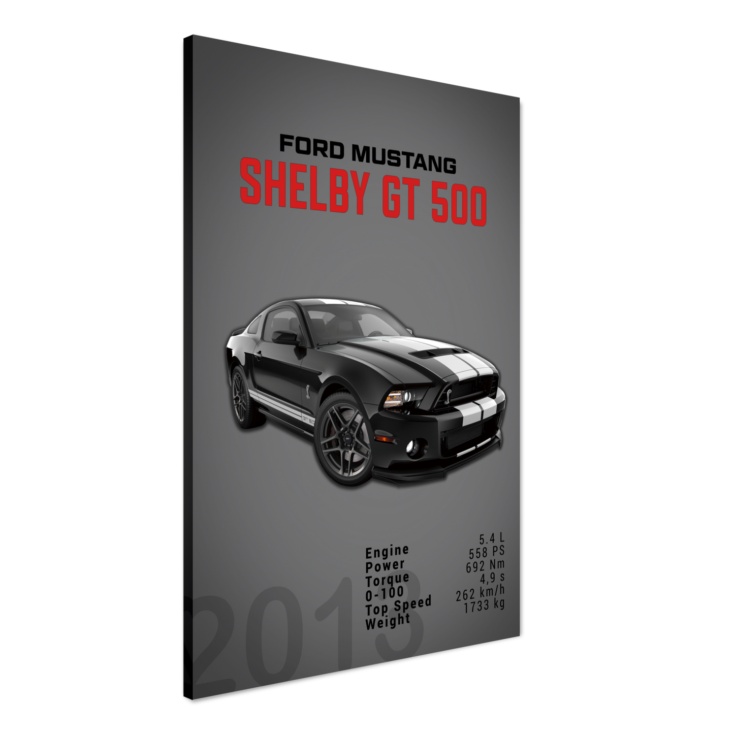 Ford Mustang 2013 Shelby GT500 S197 (MUSTANG03D)