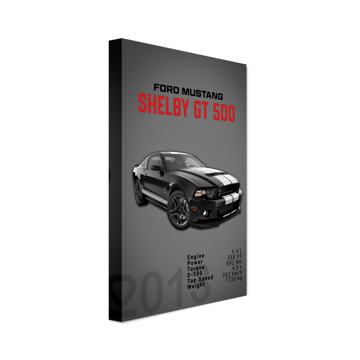 Ford Mustang 2013 Shelby GT500 S197 (MUSTANG03D)