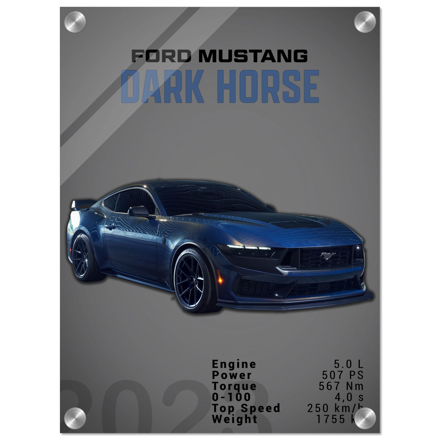 Ford Mustang 2023 S650 Dark Horse (MUSTANG05D)
