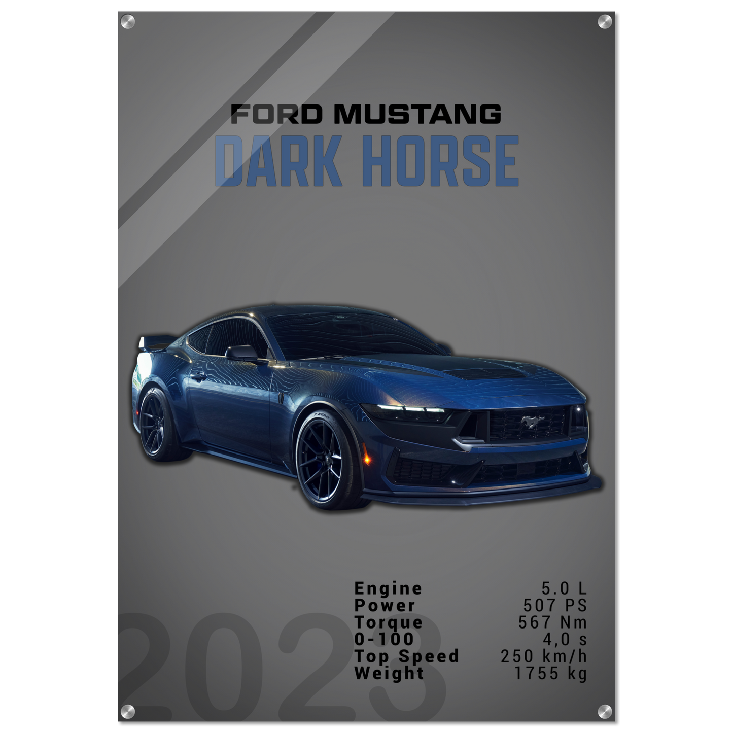 Ford Mustang 2023 S650 Dark Horse (MUSTANG05D)