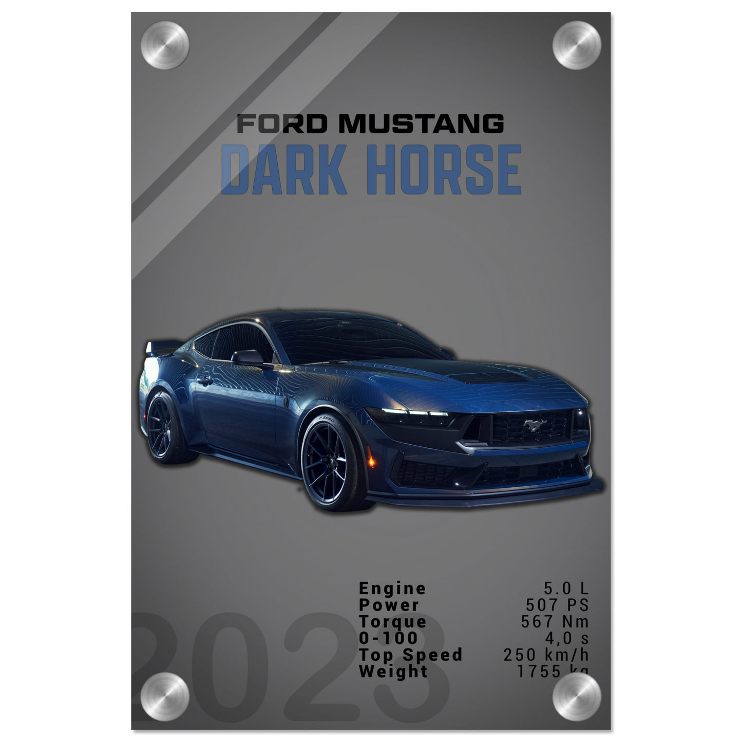 Ford Mustang 2023 S650 Dark Horse (MUSTANG05D)