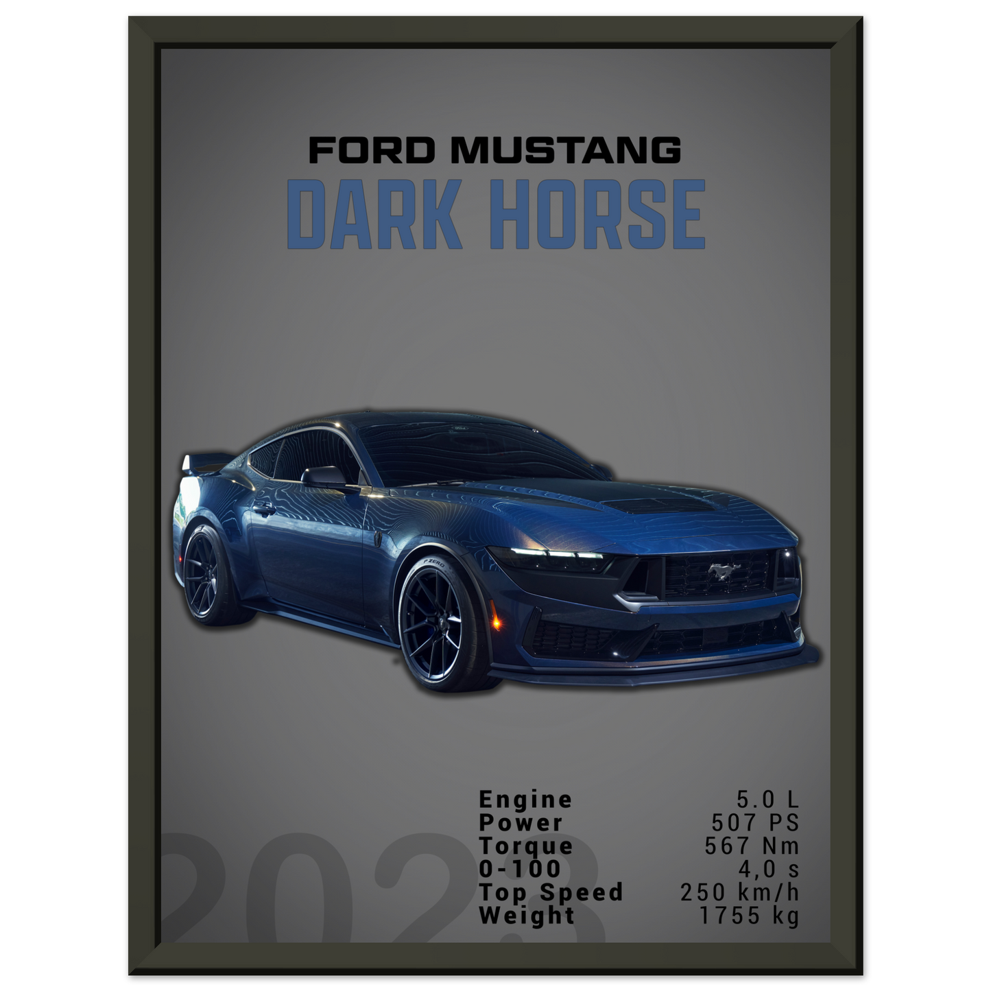 Ford Mustang 2023 S650 Dark Horse (MUSTANG05D)