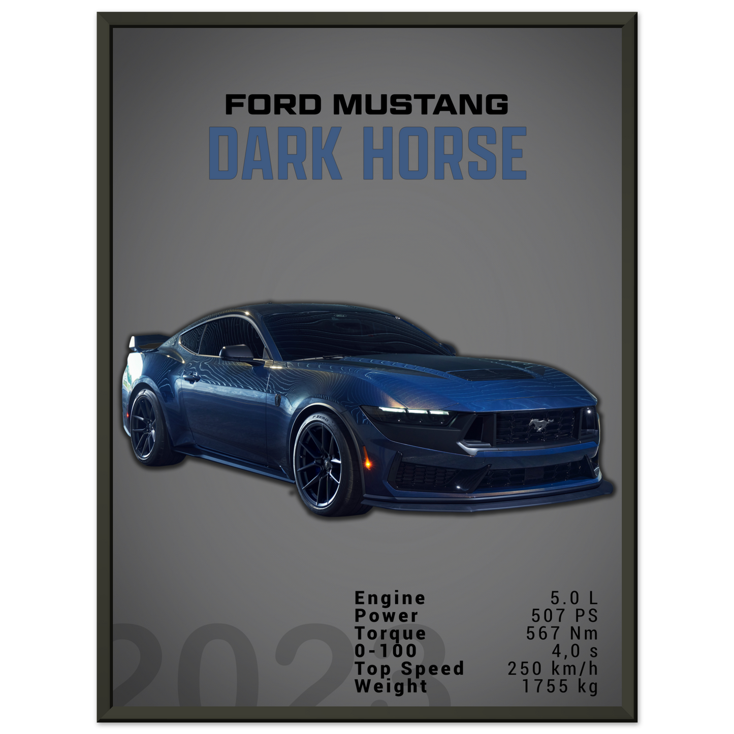 Ford Mustang 2023 S650 Dark Horse (MUSTANG05D)