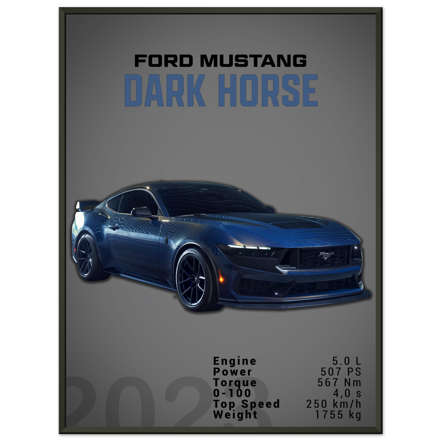 Ford Mustang 2023 S650 Dark Horse (MUSTANG05D)