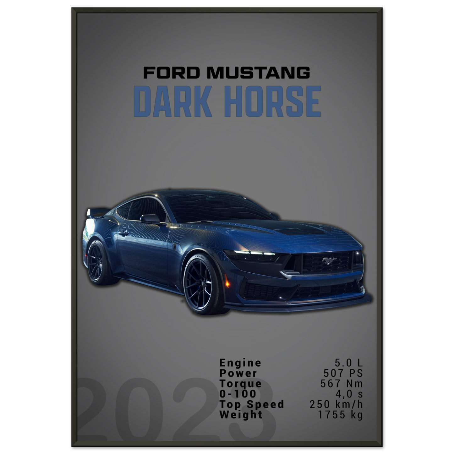 Ford Mustang 2023 S650 Dark Horse (MUSTANG05D)