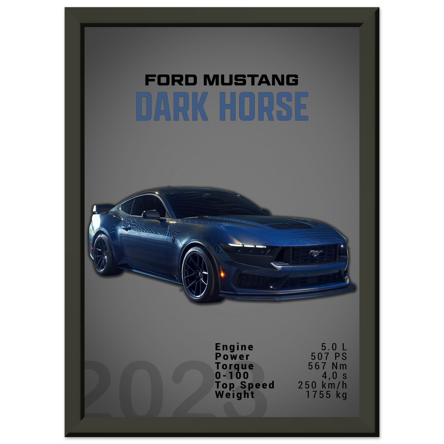 Ford Mustang 2023 S650 Dark Horse (MUSTANG05D)