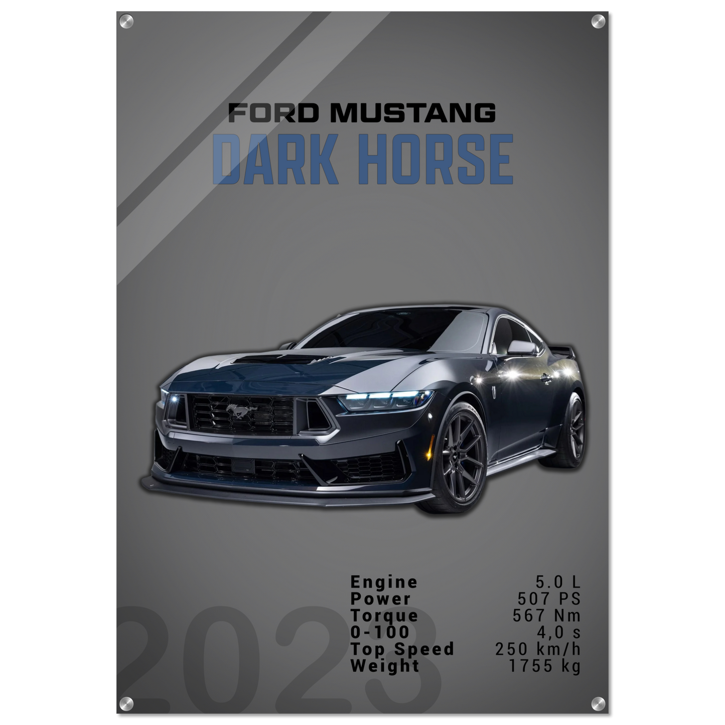 Ford Mustang 2023 S650 Dark Horse (MUSTANG06D)