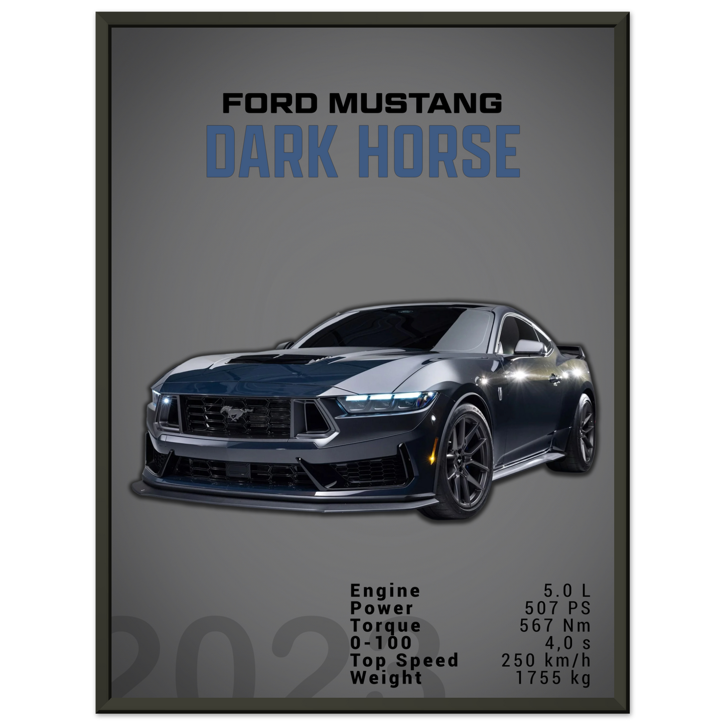 Ford Mustang 2023 S650 Dark Horse (MUSTANG06D)