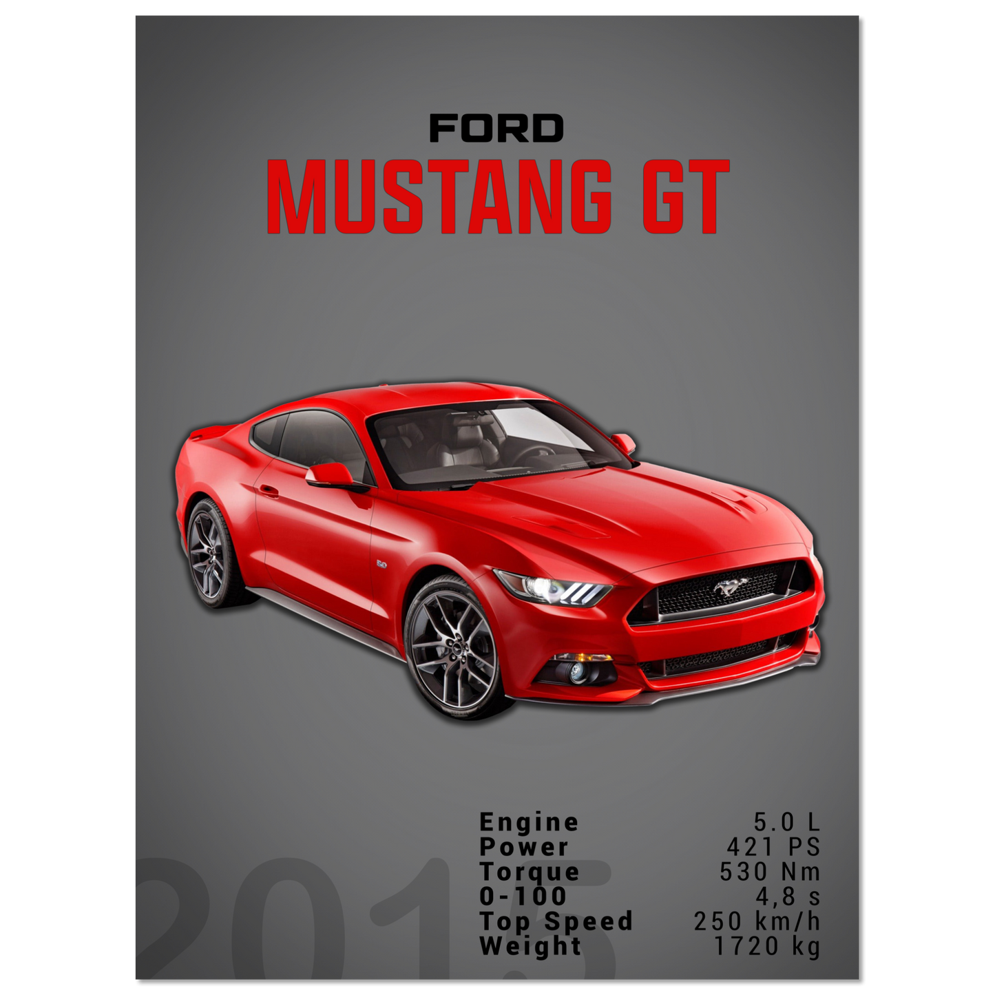 Ford Mustang 2015 GT S550 (MUSTANG07D)