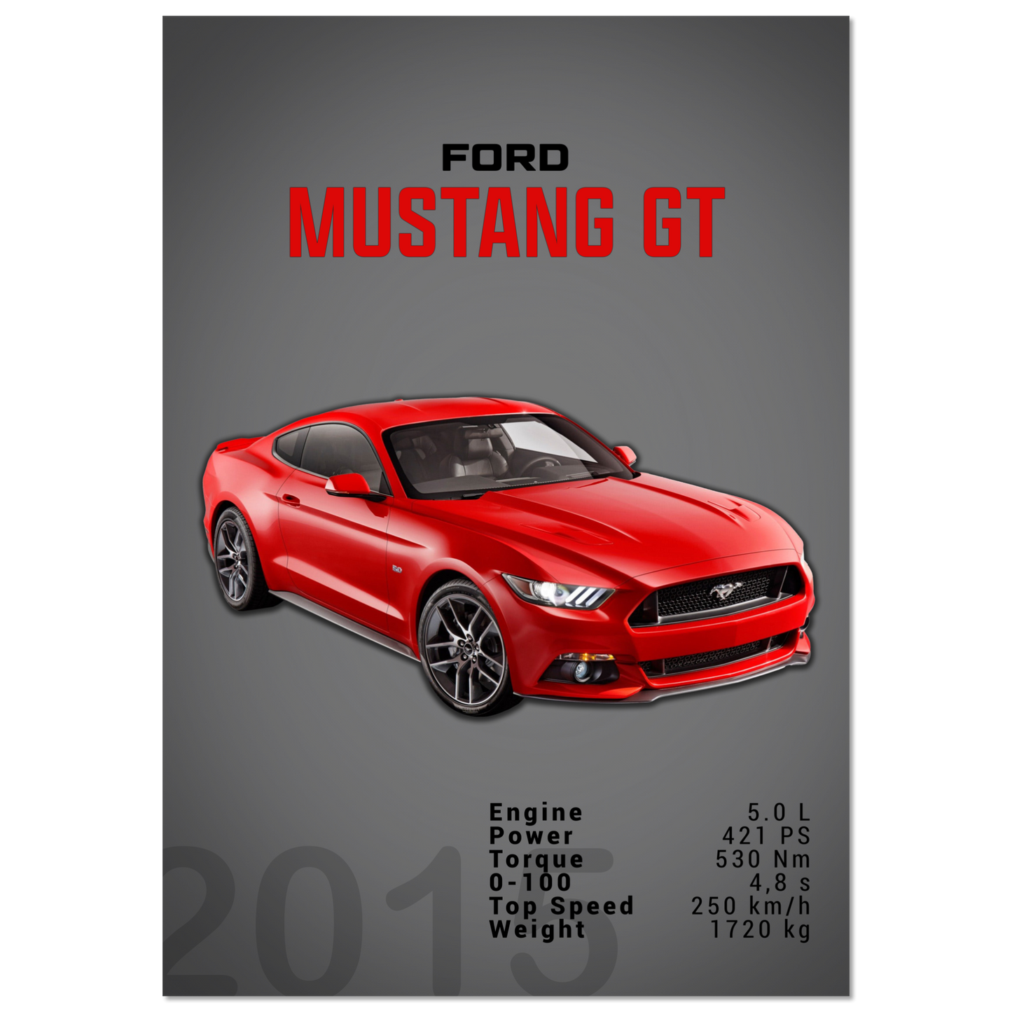 Ford Mustang 2015 GT S550 (MUSTANG07D)