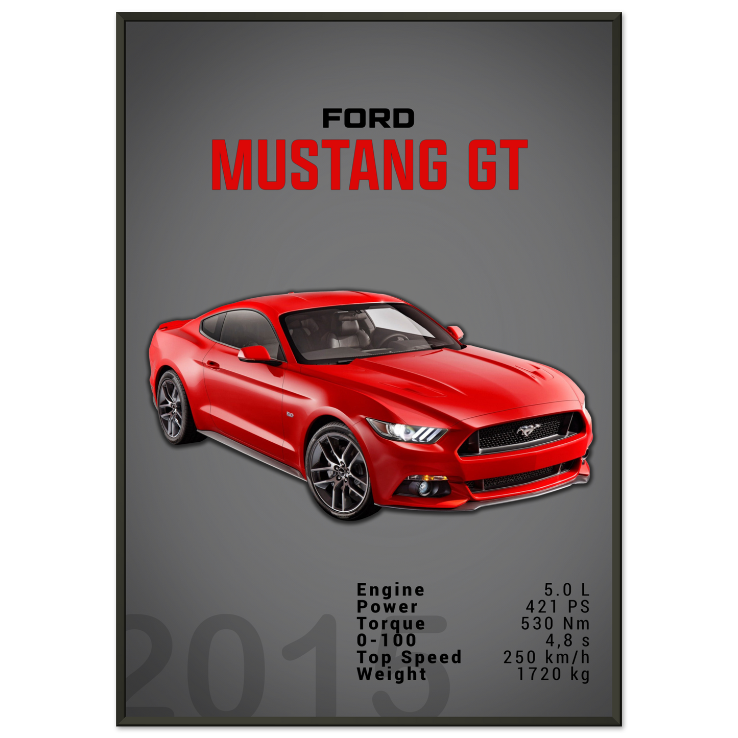 Ford Mustang 2015 GT S550 (MUSTANG07D)