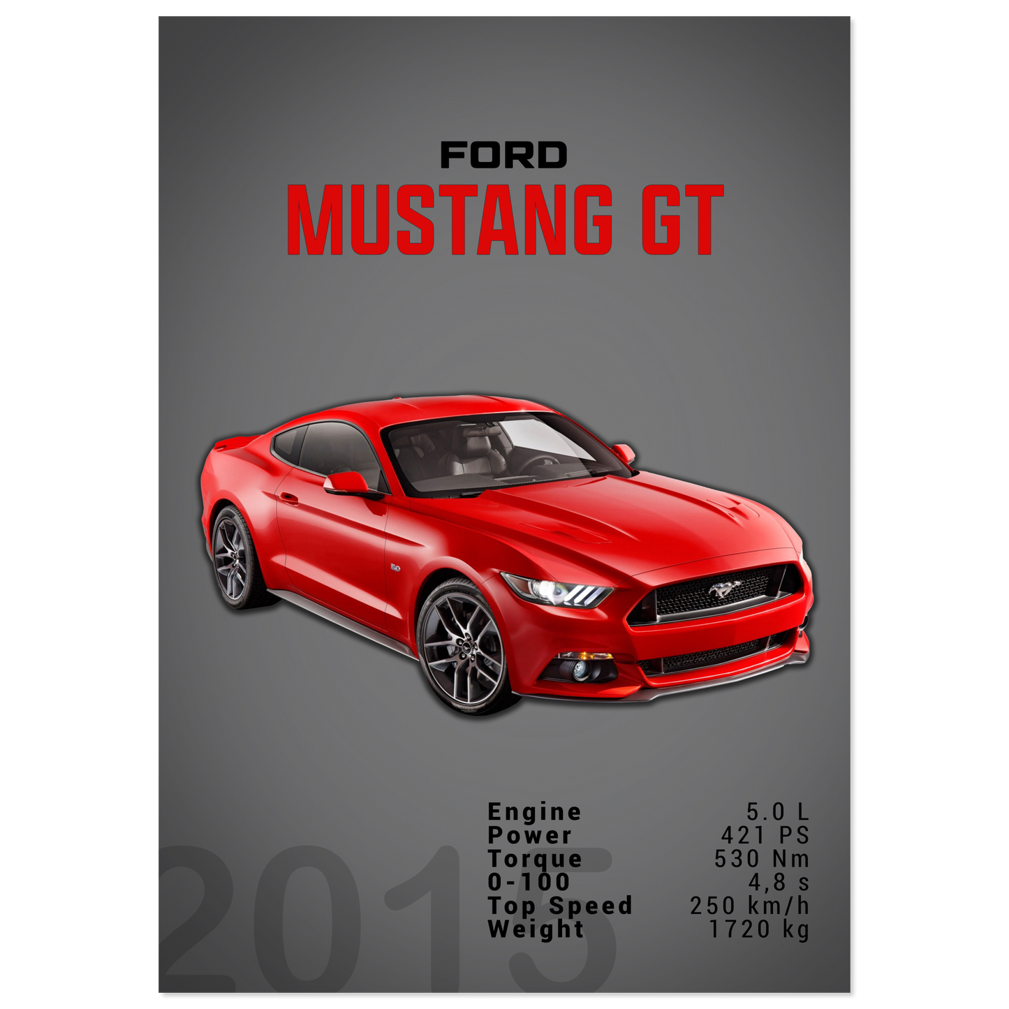 Ford Mustang 2015 GT S550 (MUSTANG07D)