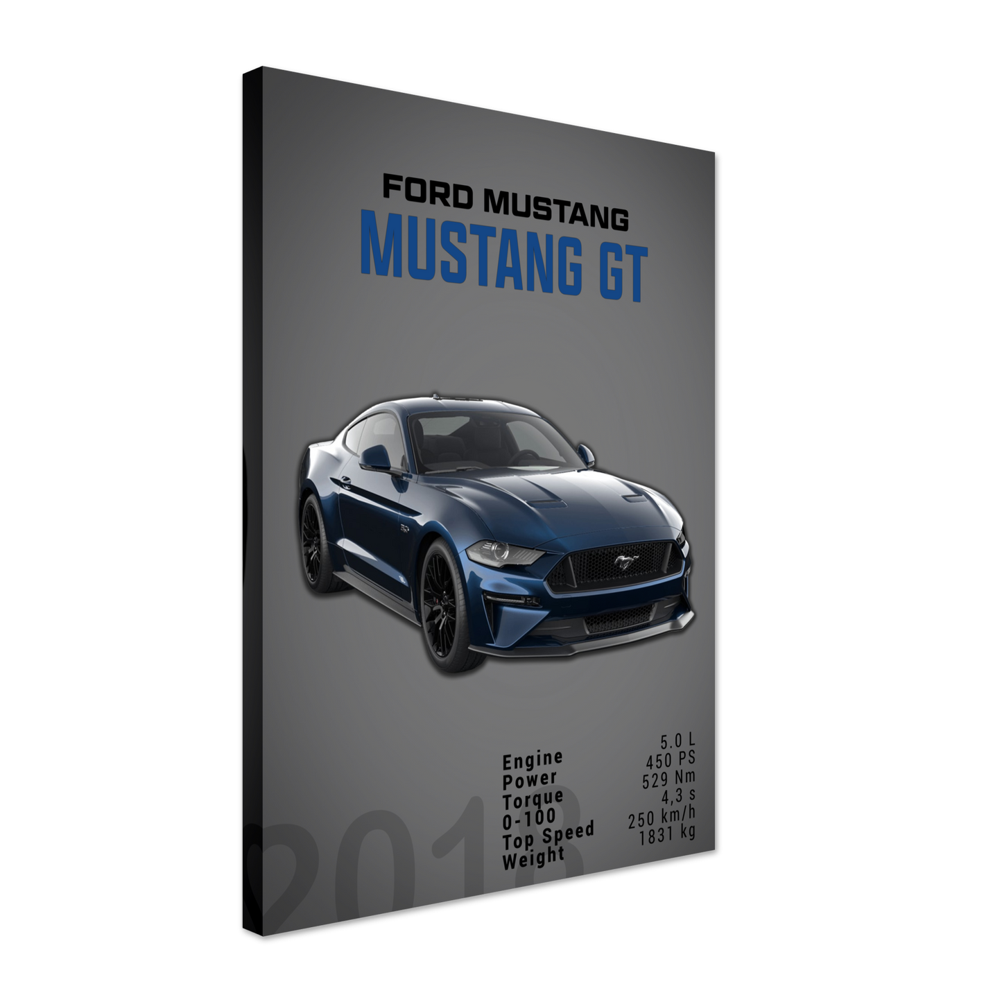 Ford Mustang 2018 GT S550 (MUSTANG08D)