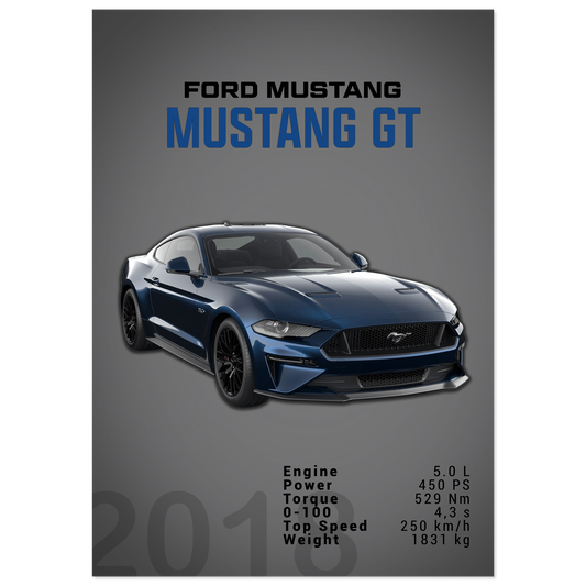 Ford Mustang 2018 GT S550 (MUSTANG08D)