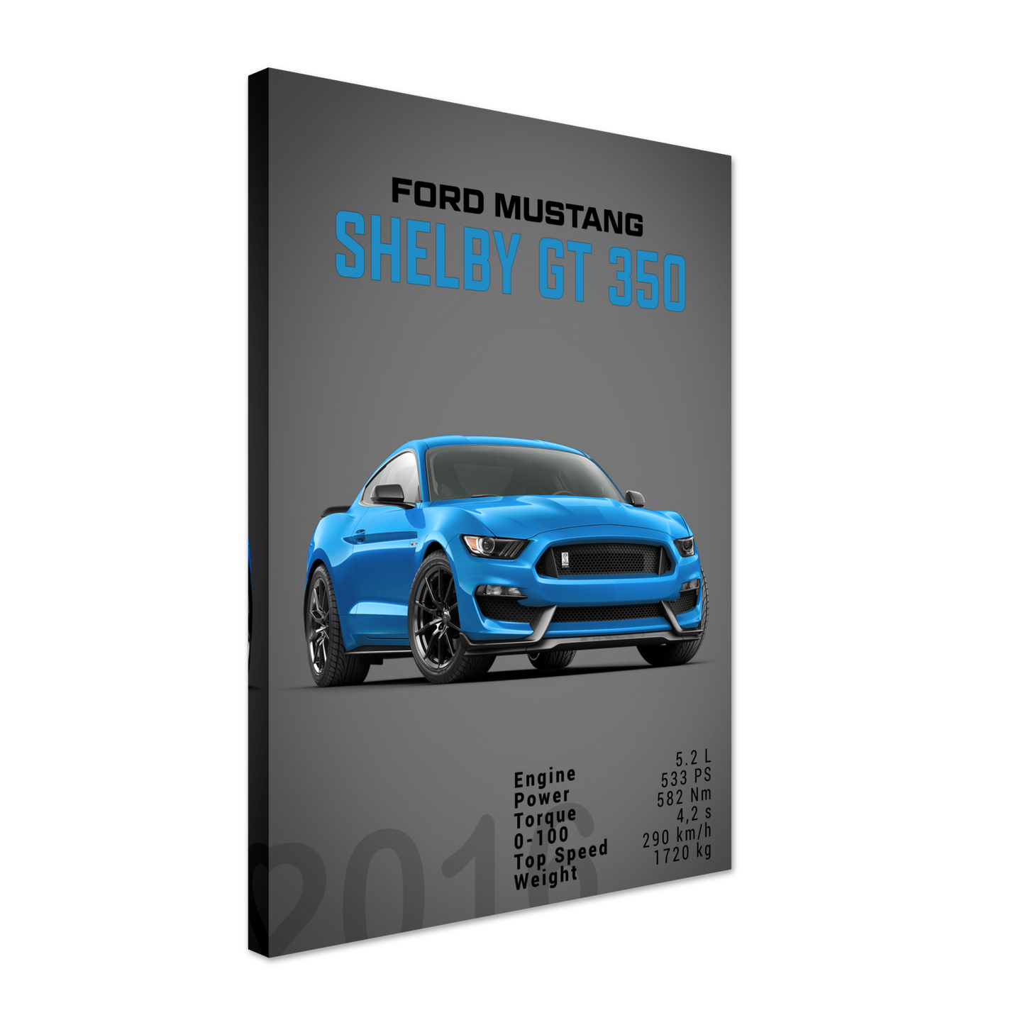Ford Mustang 2016 Shelby GT350 S550 (MUSTANG09D)