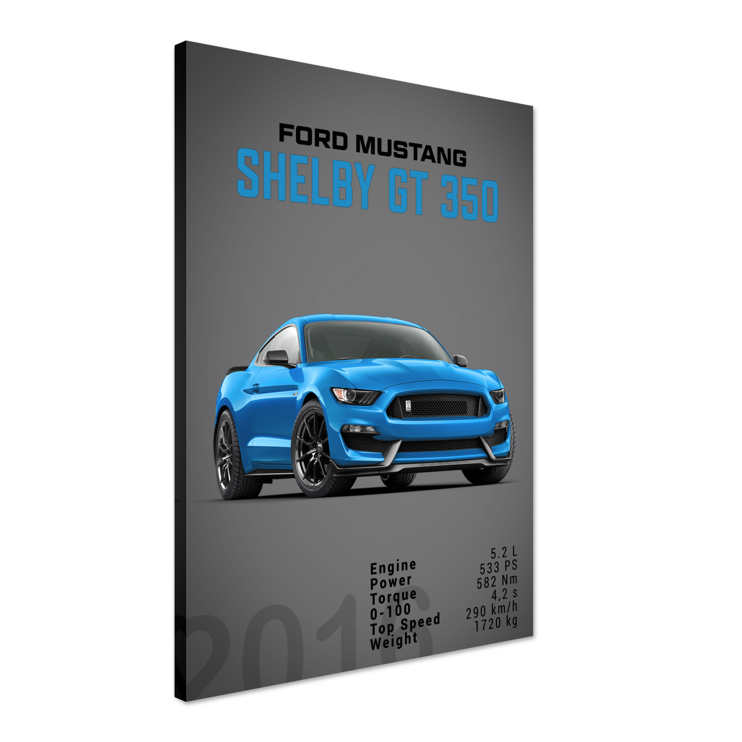 Ford Mustang 2016 Shelby GT350 S550 (MUSTANG09D)