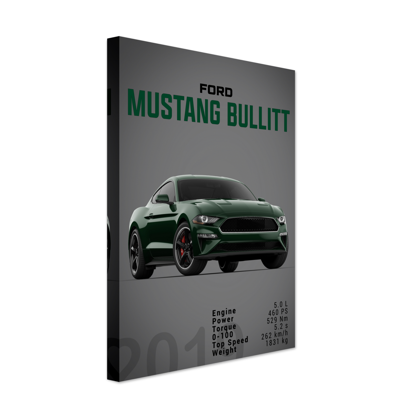Ford Mustang 2019 Bullitt S550 (MUSTANG13D)