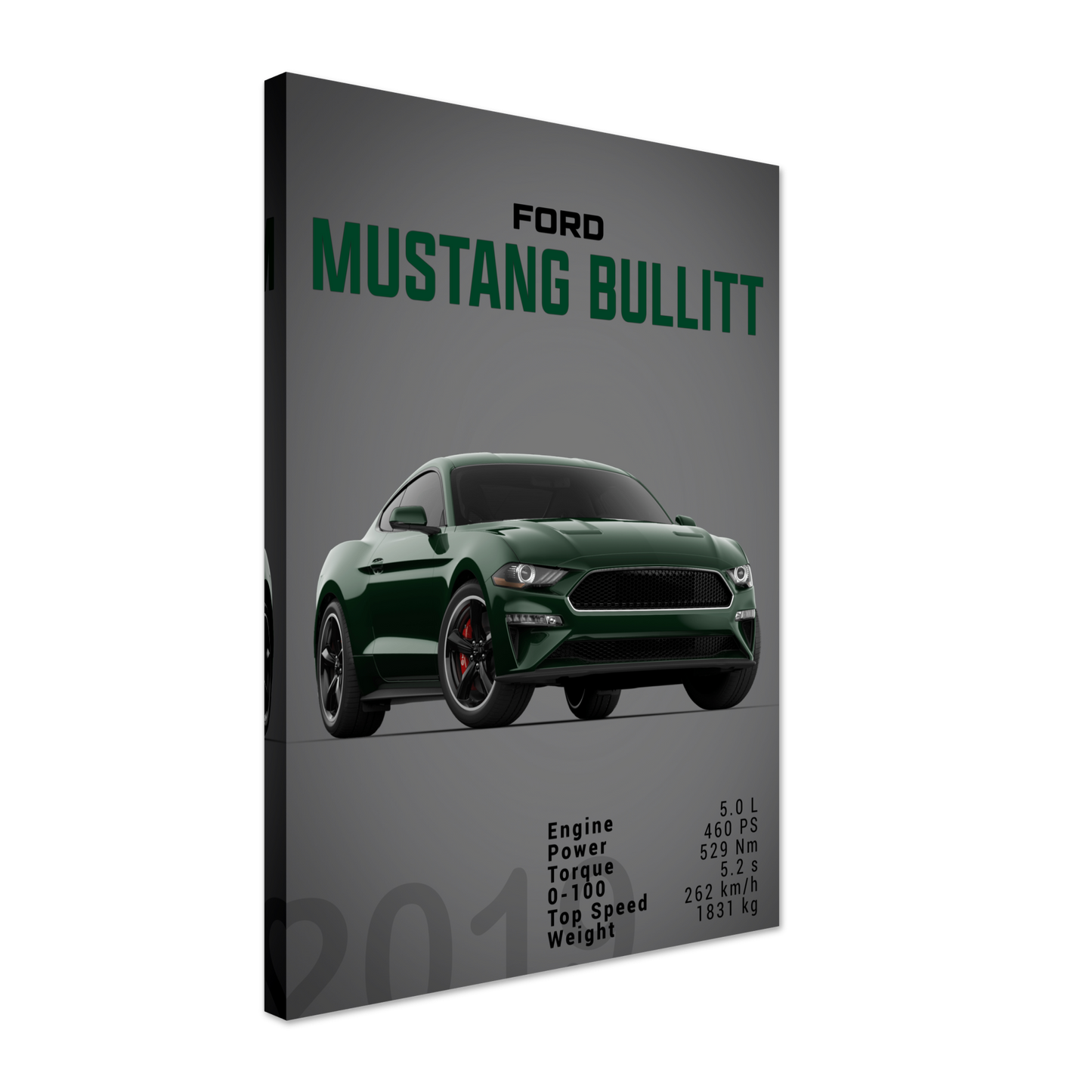 Ford Mustang 2019 Bullitt S550 (MUSTANG13D)