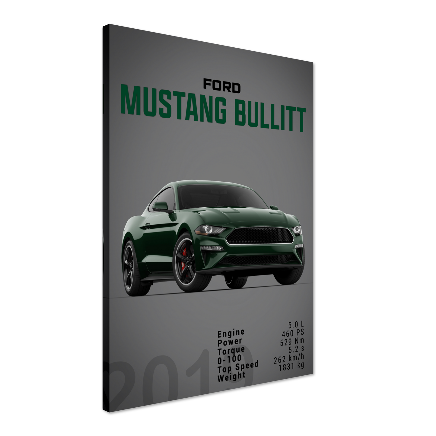 Ford Mustang 2019 Bullitt S550 (MUSTANG13D)