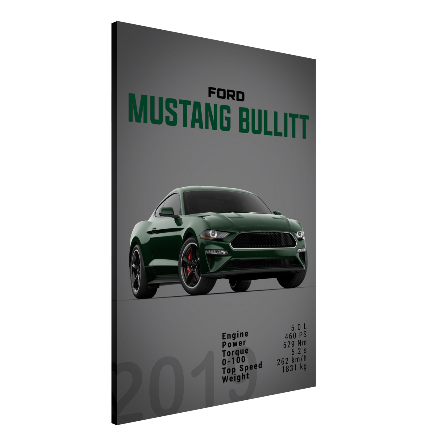 Ford Mustang 2019 Bullitt S550 (MUSTANG13D)