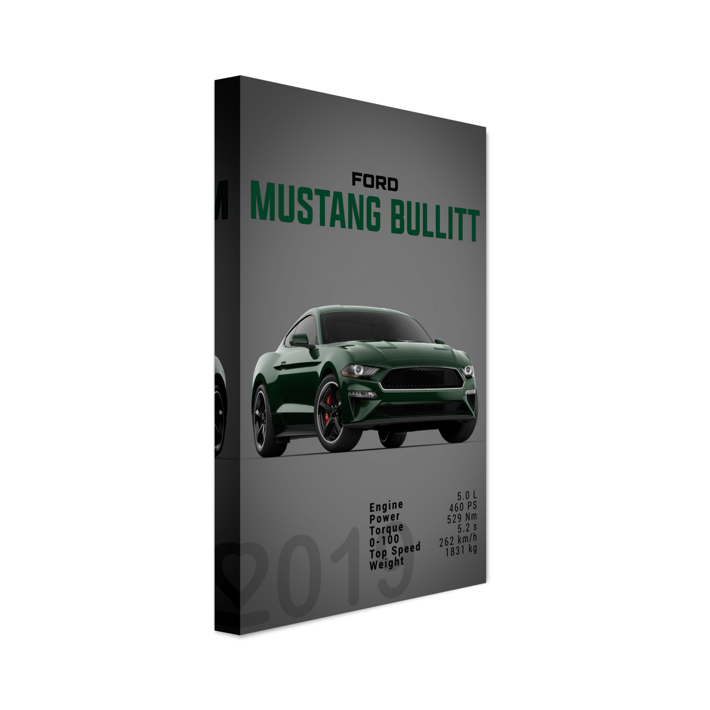 Ford Mustang 2019 Bullitt S550 (MUSTANG13D)