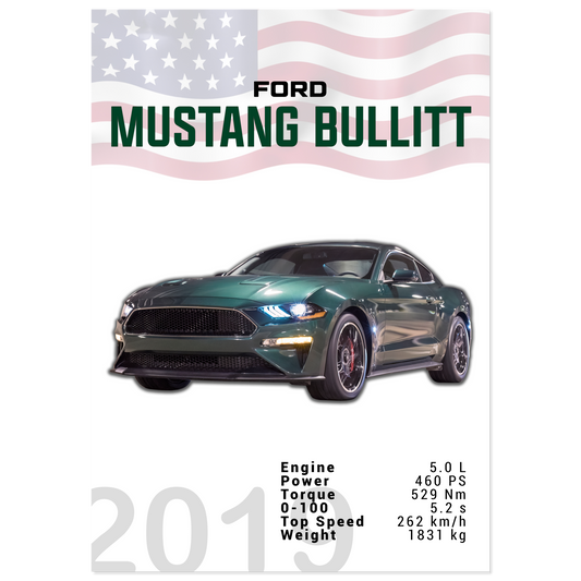 Ford Mustang 2019 Bullitt S550 (MUSTANG14)