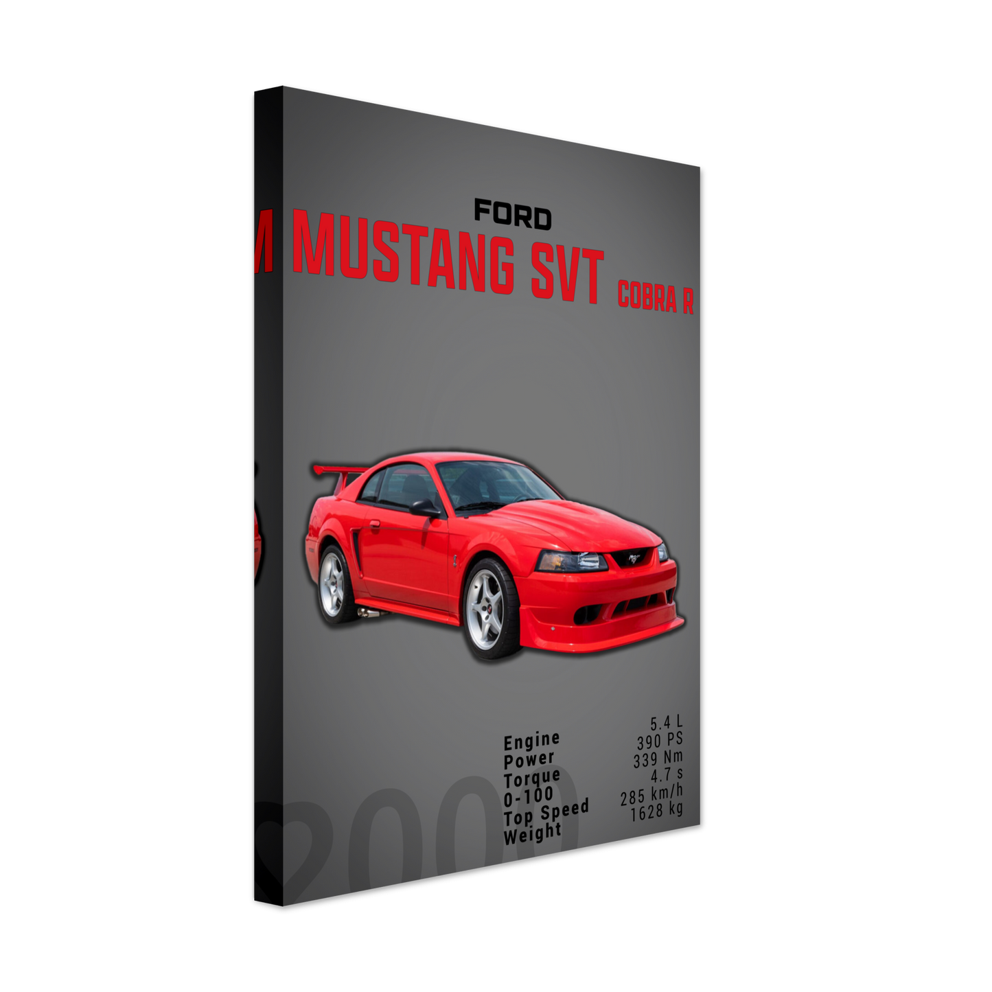 Ford Mustang 2000 SVT Cobra R (MUSTANG19D)