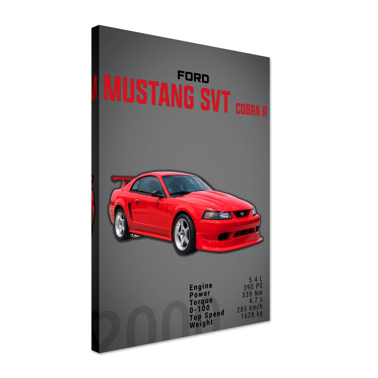 Ford Mustang 2000 SVT Cobra R (MUSTANG19D)