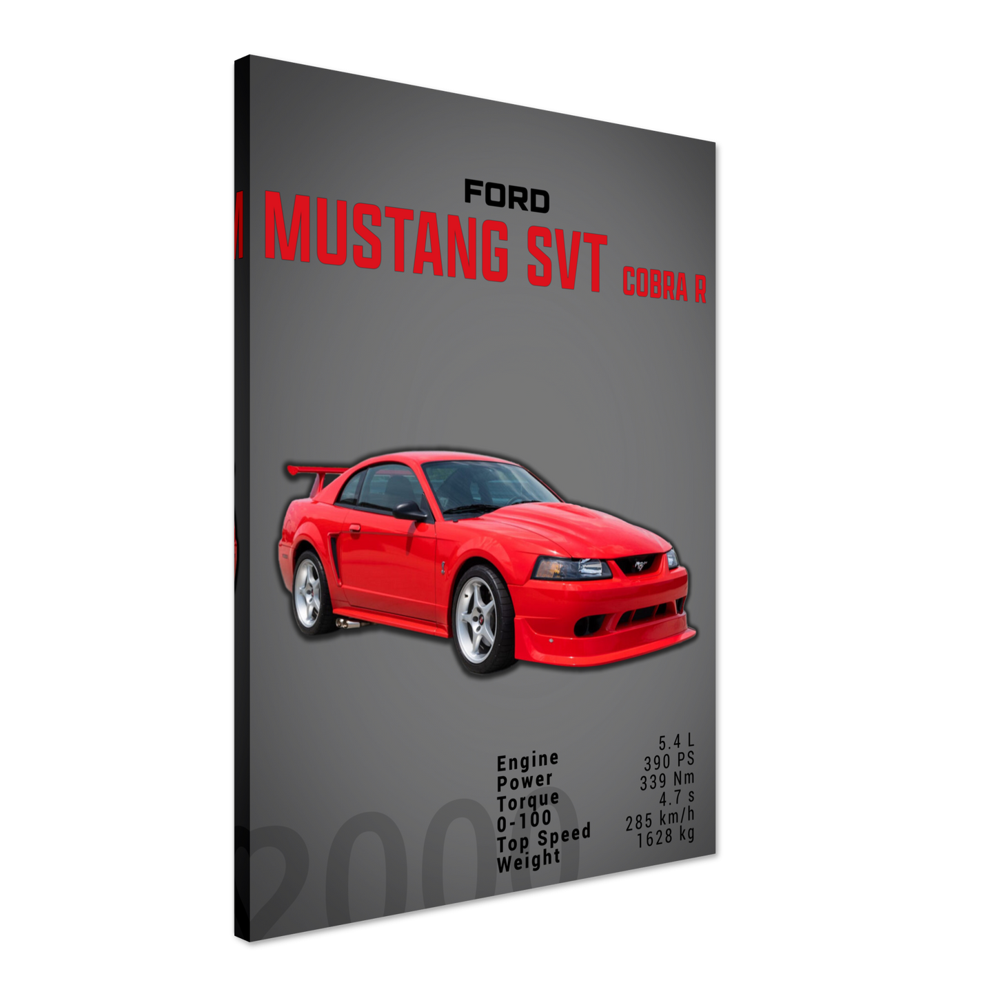 Ford Mustang 2000 SVT Cobra R (MUSTANG19D)