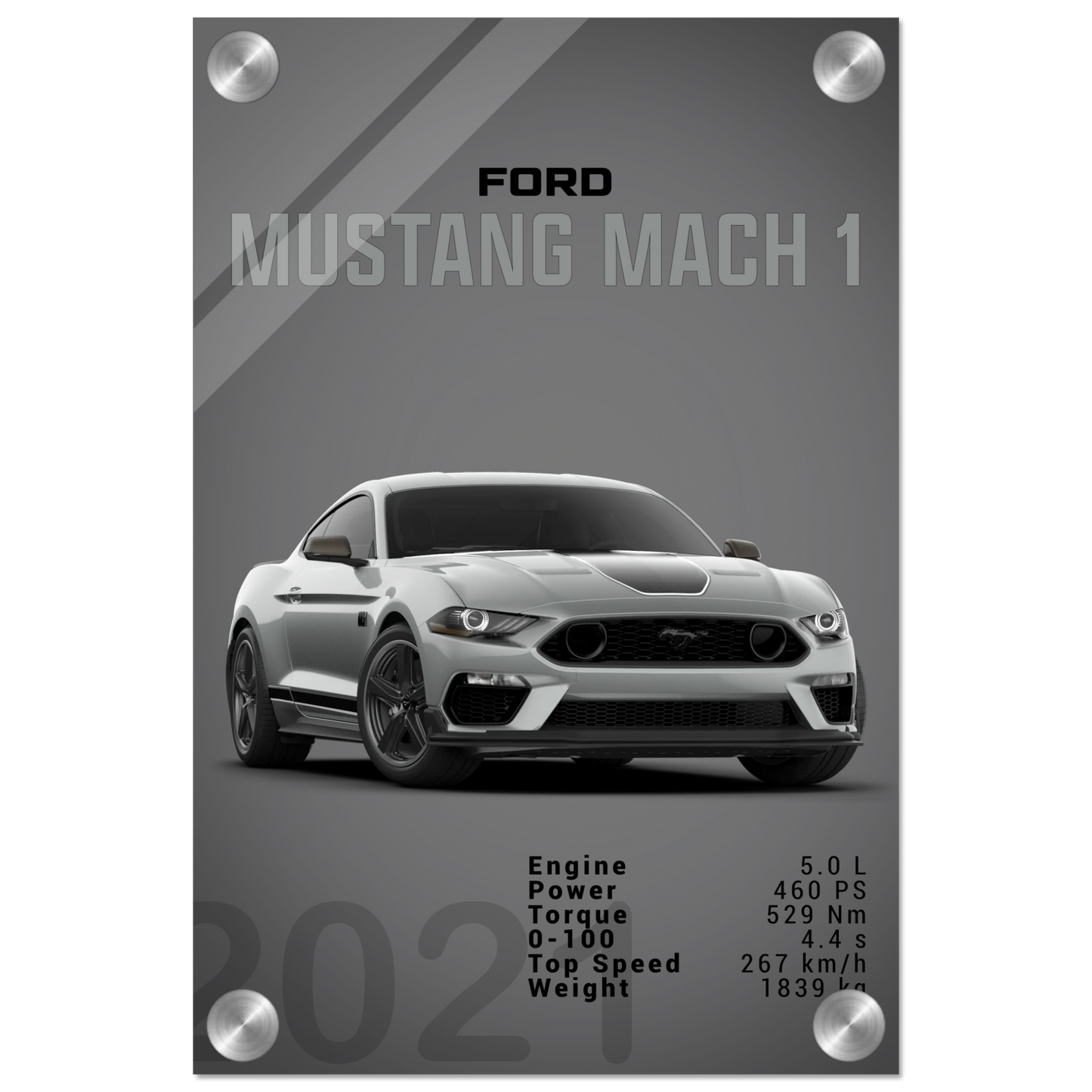 Ford Mustang 2021 S550 Mach1 (MUSTANG20D)