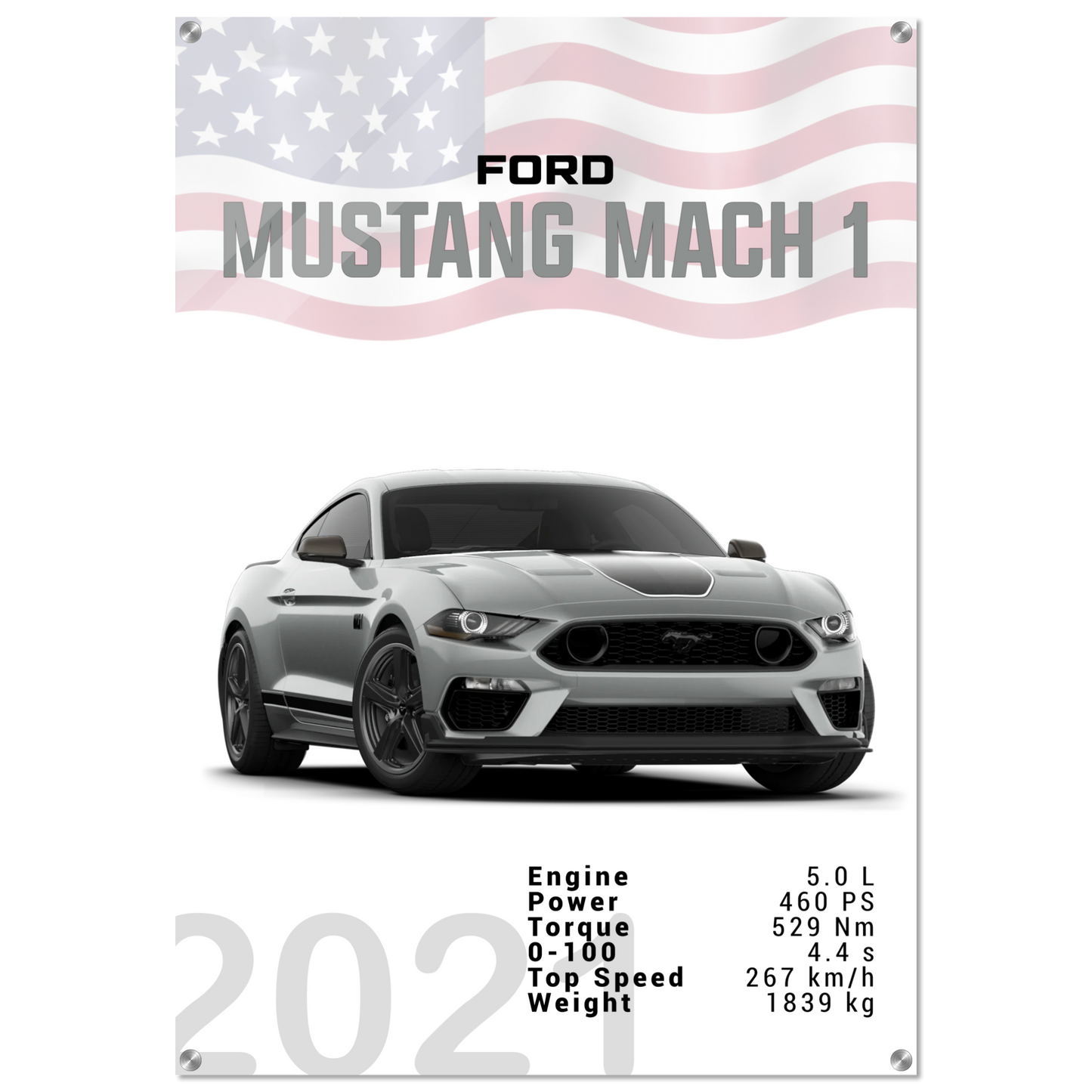 Ford Mustang 2021 S550 Mach1 (MUSTANG20)