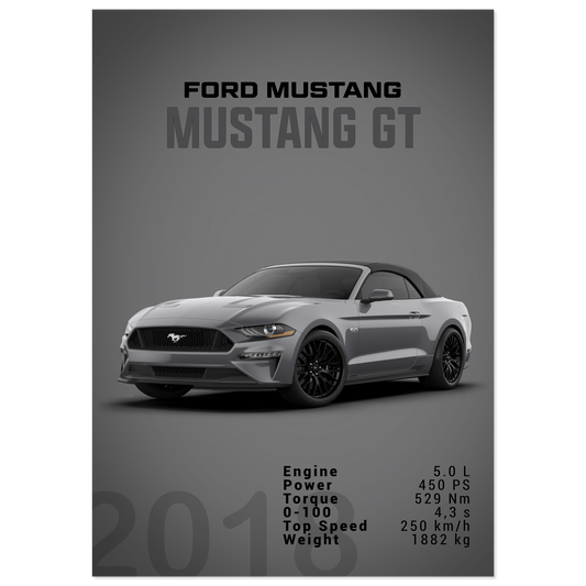 Ford Mustang 2018 Convertible (MUSTANG26D)