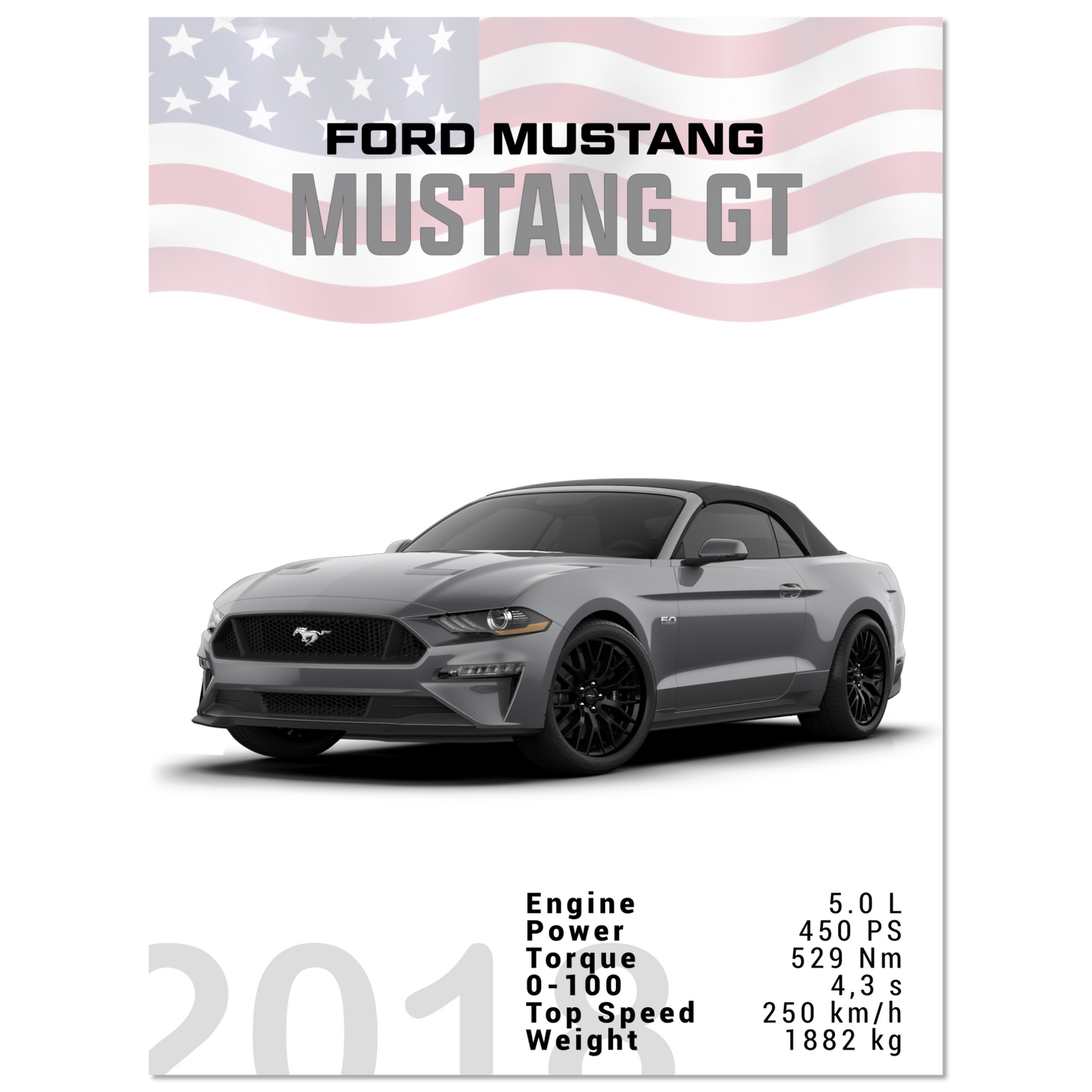 Ford Mustang 2018 Convertible (MUSTANG26)