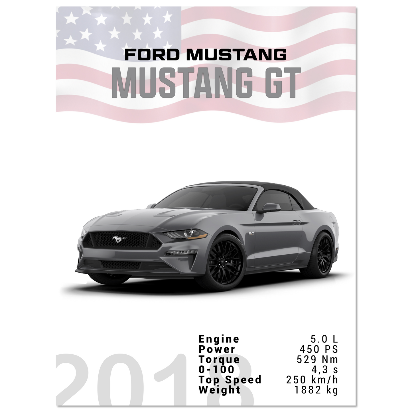 Ford Mustang 2018 Convertible (MUSTANG26)