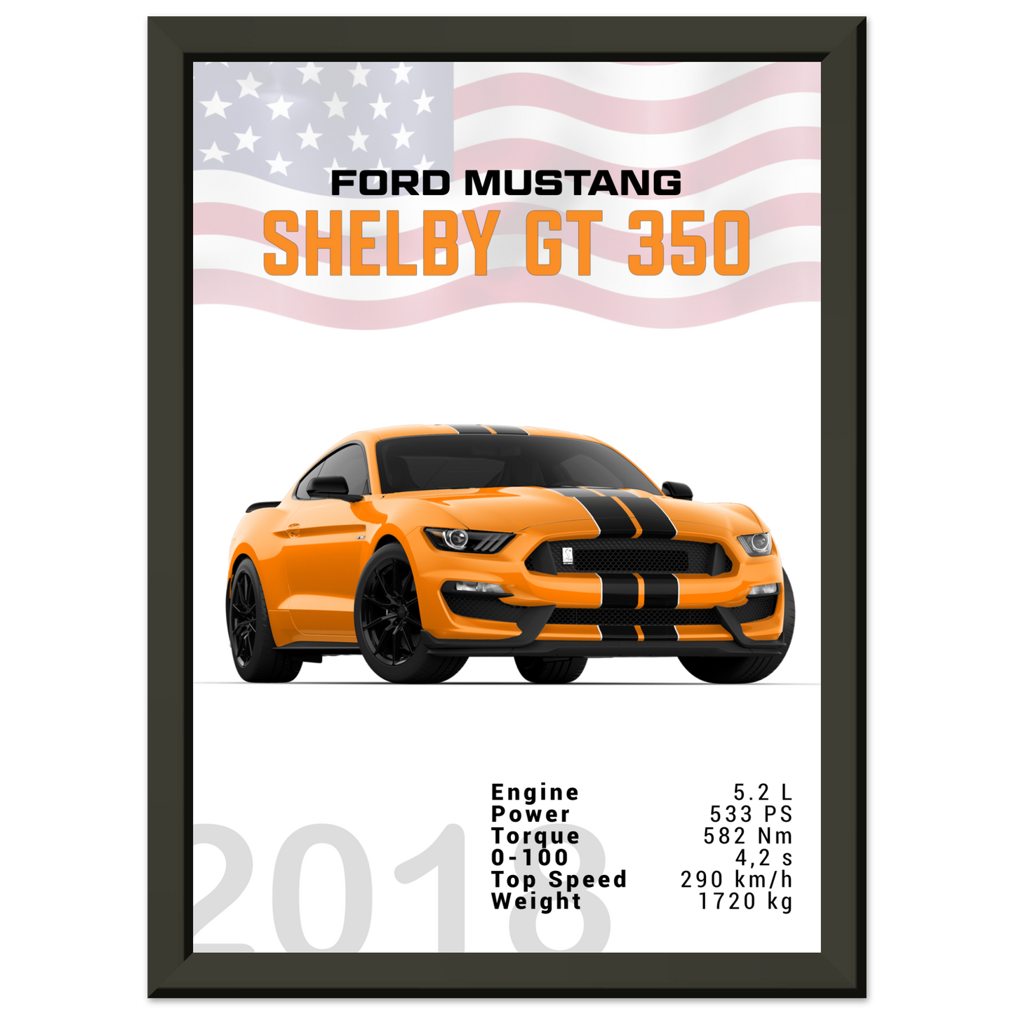 Ford Mustang 2018 Shelby GT350 S550 (MUSTANG27)