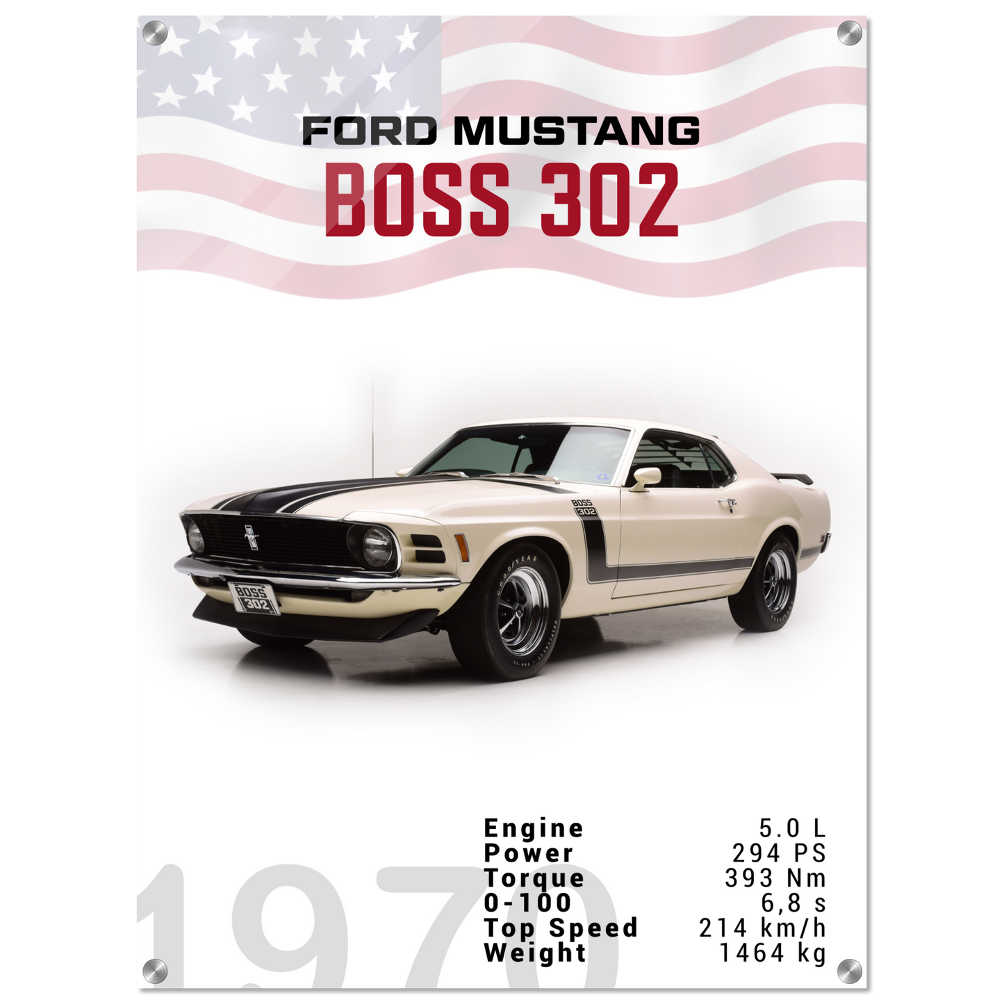 Ford Mustang 1970 Boss 302 (MUSTANG16)