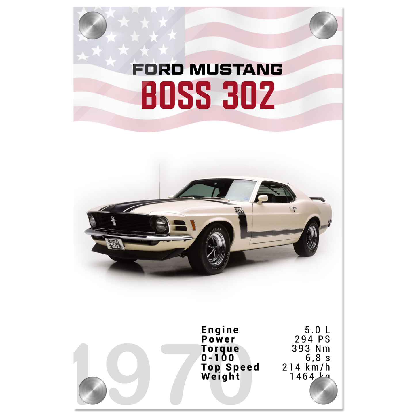Ford Mustang 1970 Boss 302 (MUSTANG16)
