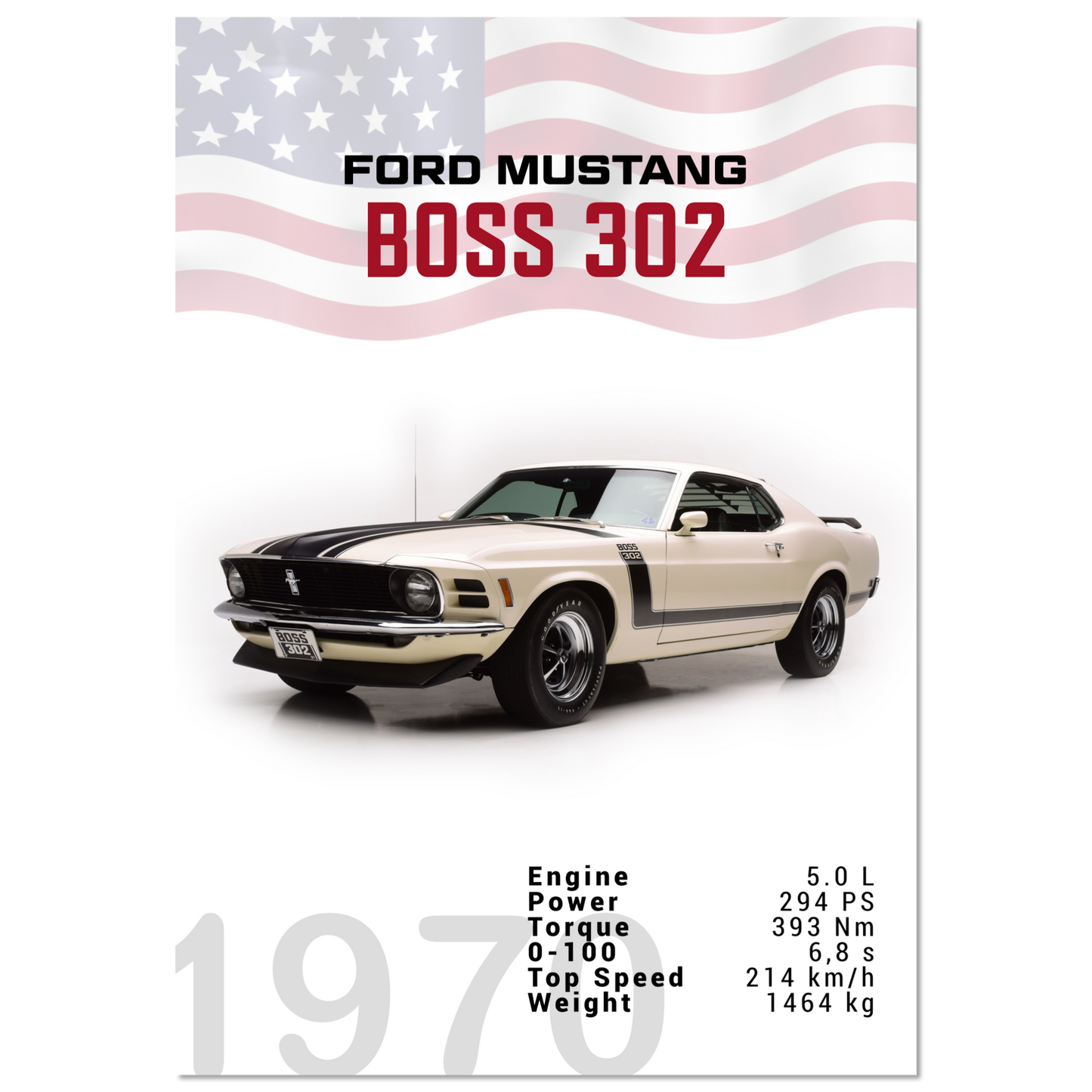 Ford Mustang 1970 Boss 302 (MUSTANG16)
